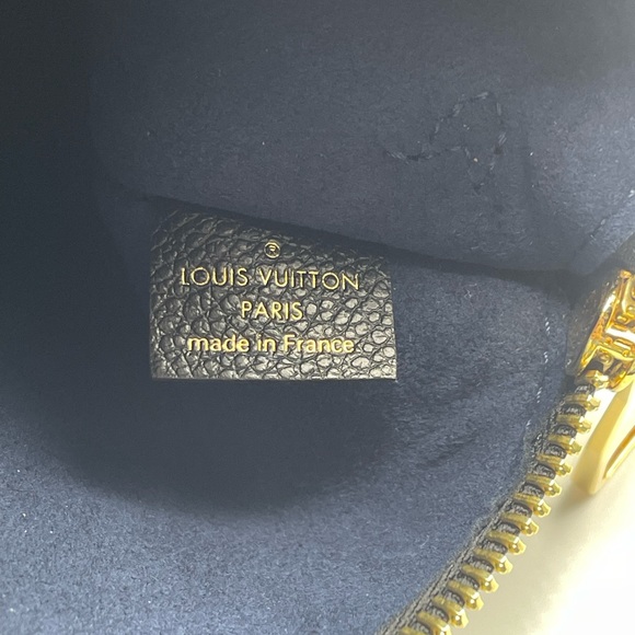 Louis Vuitton Neverfull Empreinte Monogram Pochette Clutch Wristlet Pouch Rare - Picture 14 of 15